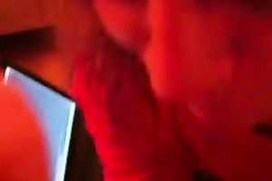 My lalin girl non-professional ally blowing my wang on POV video