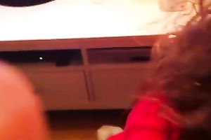 My lalin girl non-professional ally blowing my wang on POV video