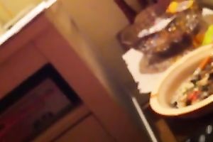 My lalin girl non-professional ally blowing my wang on POV video