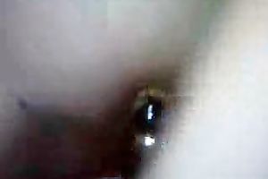 My Irish girlfriend plays with fancy sex toy and makes her cookie soak