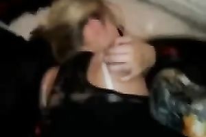 Extremely hungry for agonorgasmos golden-haired haired white honey took BBC in her slit