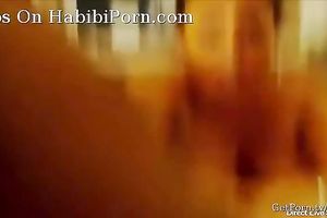 Beautiful and sassy brunette hair big beautiful woman white lady masturbating on the sofa