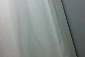 My girlfriend changes her raiment on a hidden camera