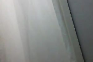 My girlfriend changes her raiment on a hidden camera