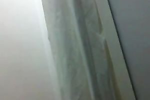 My girlfriend changes her raiment on a hidden camera