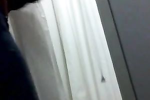 My girlfriend changes her raiment on a hidden camera