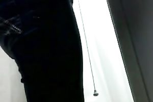 My girlfriend changes her raiment on a hidden camera