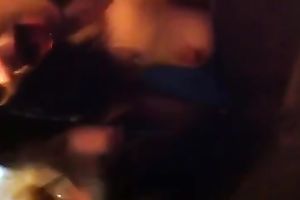 Thirsty white wench engulfing my big dark shlong deepthroat