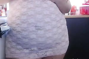 I am an booty fellow and this BBW's homegrown wazoo is amazing