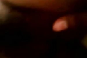 Beautiful Indian housewife lying on the bed bare and getting filmed