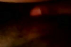 Beautiful Indian housewife lying on the bed bare and getting filmed