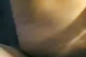 Seductive playgirl with super sexy body strips for me in the car