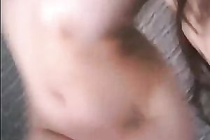 Sexy lengthy haired ideal brunette hair hottie shows off her awesome large zeppelins