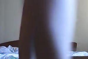 Lusty brunette babe with lengthy legs widen wide masturbates