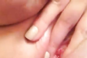 Nice beauty pleases herself in super arousing way for agonorgasmos