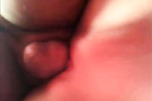 White enchanting dirty slut wife acquires wet crack creampied by bold dark fellow