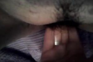 Using fingers kinky nympho was petting her soaked love tunnel in such a delicate way