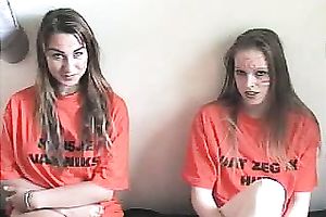 Kinky girlfriend and her smutty most excellent ally loving sex on webcam