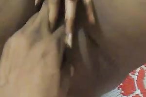 Big breasted Hindu nympho flashes her love tunnel and boobies on cam