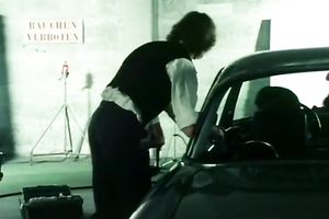 Sex scene with super hawt and perverted sweetheart in the car