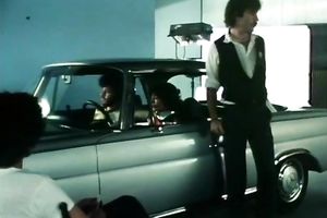 Sex scene with super hawt and perverted sweetheart in the car