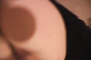 Exquisite but dilettante white ass shown closeup in sandwich position