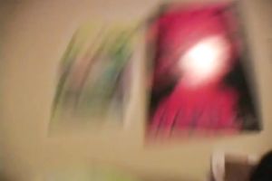 Exquisite but dilettante white ass shown closeup in sandwich position