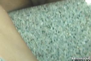 Stunning golddigging dark brown bimbo naked in the pool