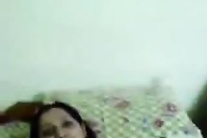 Amateur Indian large bottomed Married slut receives her bushy twat teased