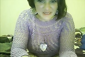 Chubby mother I'd like to fuck showing large meatballs and wet crack on livecam session