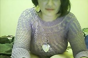 Chubby mother I'd like to fuck showing large meatballs and wet crack on livecam session