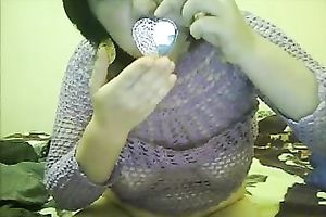 Chubby mother I'd like to fuck showing large meatballs and wet crack on livecam session