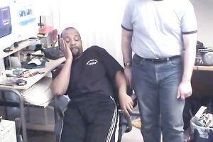 Shameless skanky lesbian babes having 3some in daybed all exposed