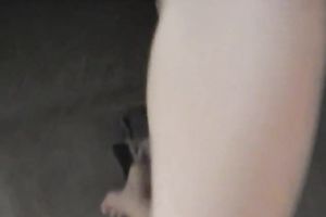 Horny cutie Klara blows and acquires her hairless cookie slammed