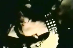 Dirty brunette hair doxy sucks 2 dongs and acquires fucked in all holes