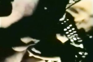 Dirty brunette hair doxy sucks 2 dongs and acquires fucked in all holes