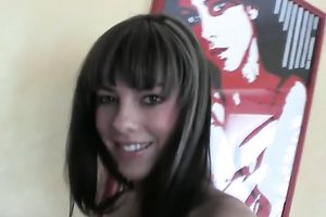 Sweet dark brown cutie looks like a great example for vixen