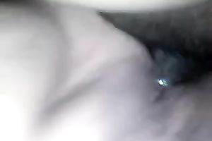 Close look up at my fried's slutty wife getting drilled in her itchy wet crack