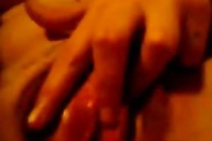 Horny web camera temptress shows off her twat and whoppers