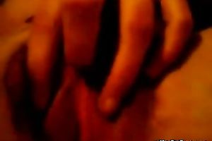 Horny web camera temptress shows off her twat and whoppers