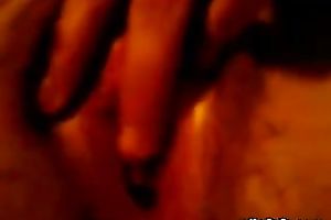 Horny web camera temptress shows off her twat and whoppers