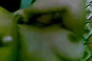 Indian large breasted whorish brunette hair nympho is busy with blowing a dick