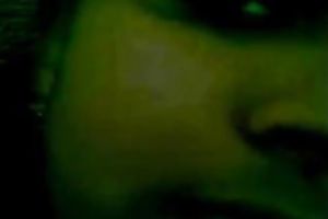 Indian large breasted whorish brunette hair nympho is busy with blowing a dick