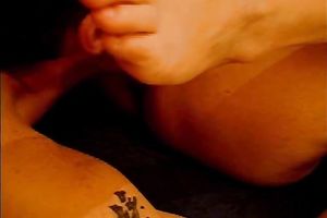 Deep fingering and licking my wife's juicy unshaved love tunnel