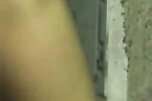 Skinny whore in the shower stripteases on homemade movie