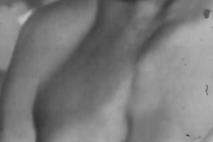 Horny and smutty dark brown whore licks the balls of her partner