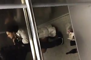 Amateur casual dark brown babe sucked my friend's rod off