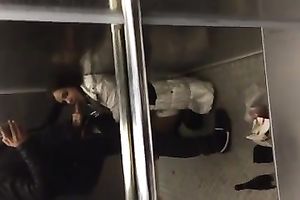 Amateur casual dark brown babe sucked my friend's rod off