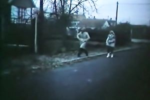 Extremely curly stud feeding dark brown floozy with his penis