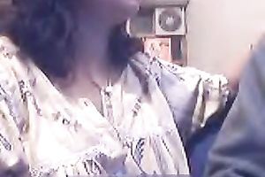 Dirty-minded Desi dilettante hotwife shows off her quite precious boobies